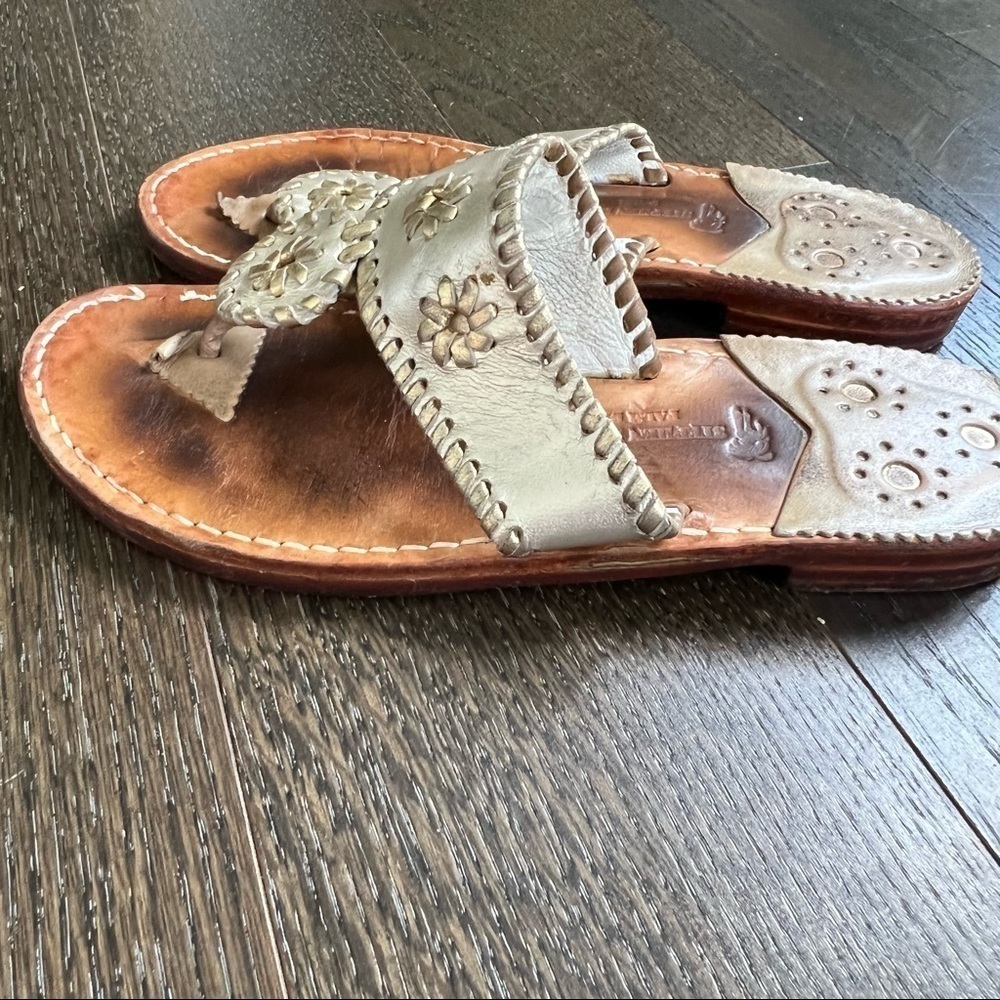 STEPHEN BONANNO SANDALS Palm Beach Classic Metallic 7